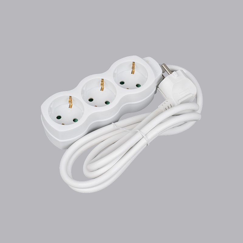 LOG-03 Multi-Socket tipo alemão em forma de cabaça de 3 vias