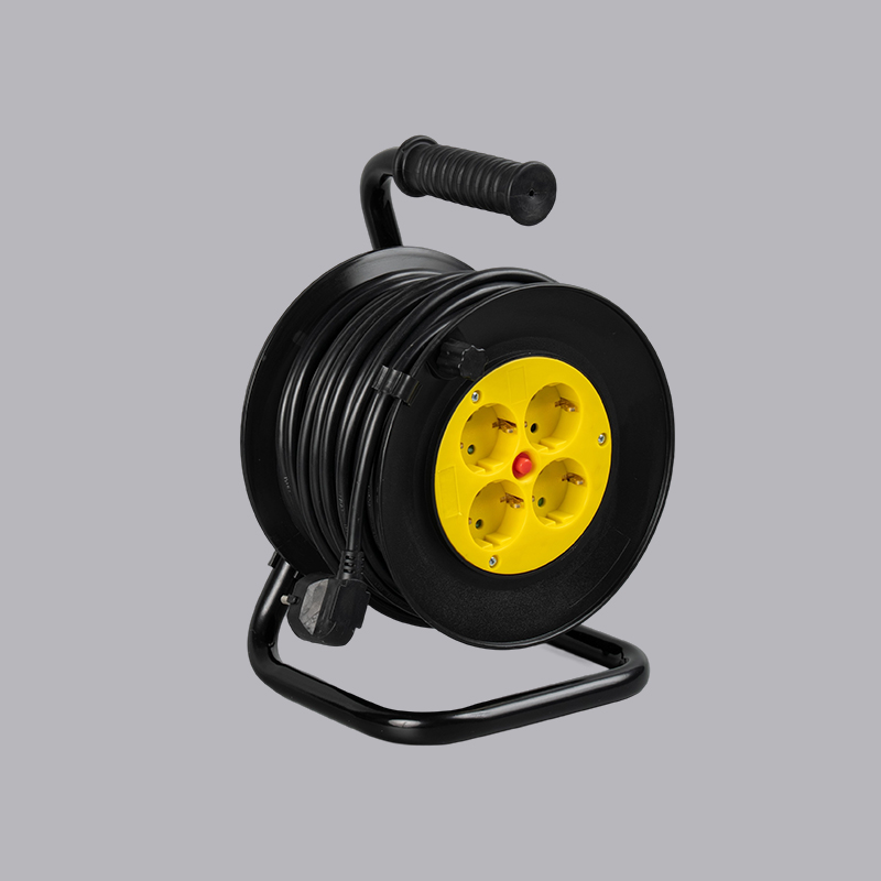 G4R-25 carretel de cabo de 25m com estrutura de ferro tipo alemão