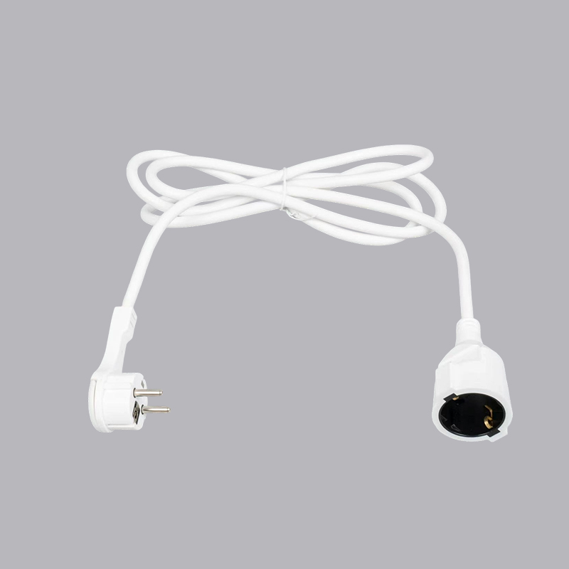 G2L-6C Plugue angular tipo alemão com cabo de extensão com aba de puxar